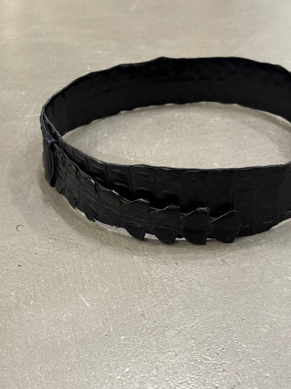 A/W2002 Gucci by Tom Ford real crocodile belt