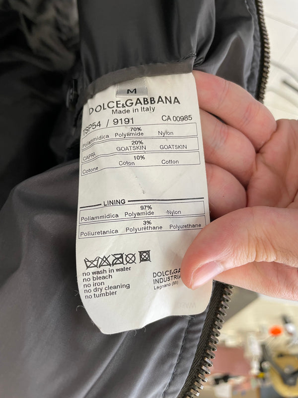 2003 Dolce & Gabbana bondage bomber jacket
