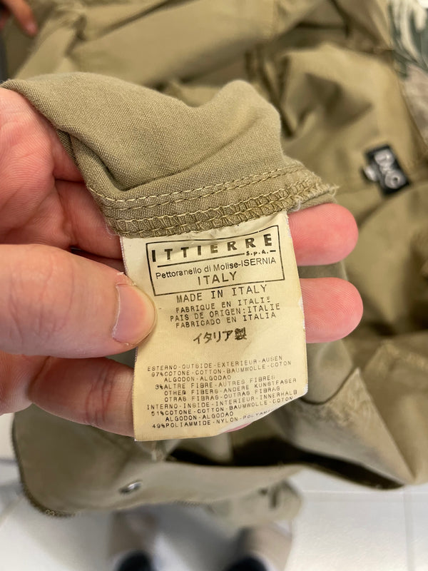 AW2004 Dolce & Gabbana parachute cargo studded jacket