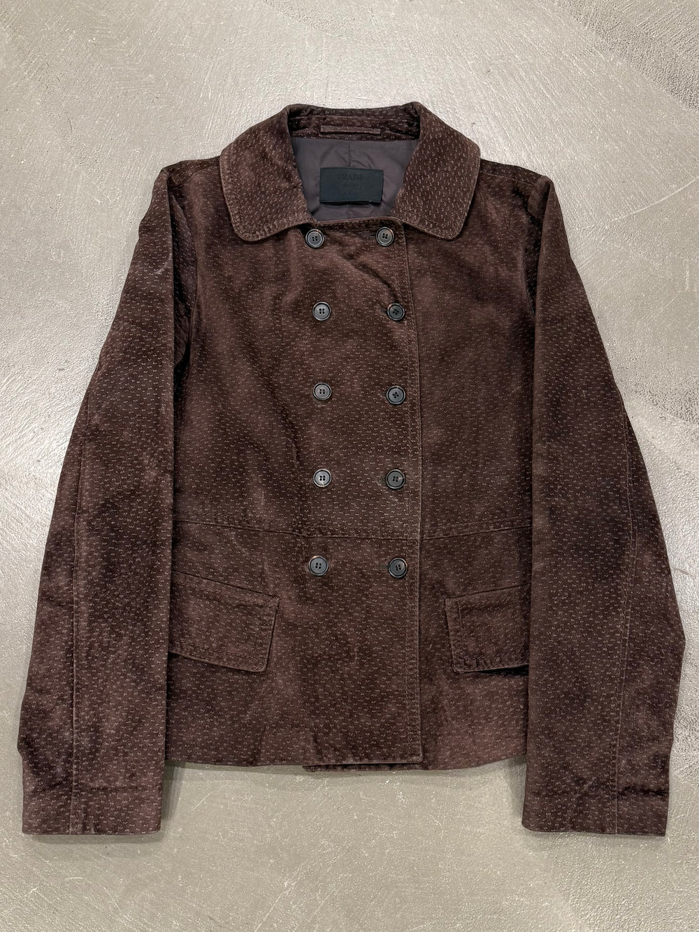 2000s Prada leather jacket