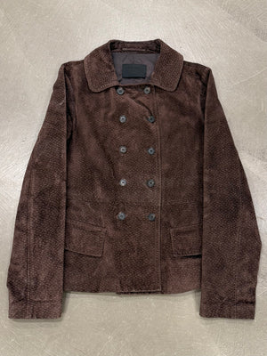 2000s Prada leather jacket