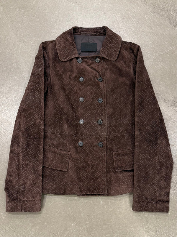 2000s Prada leather jacket