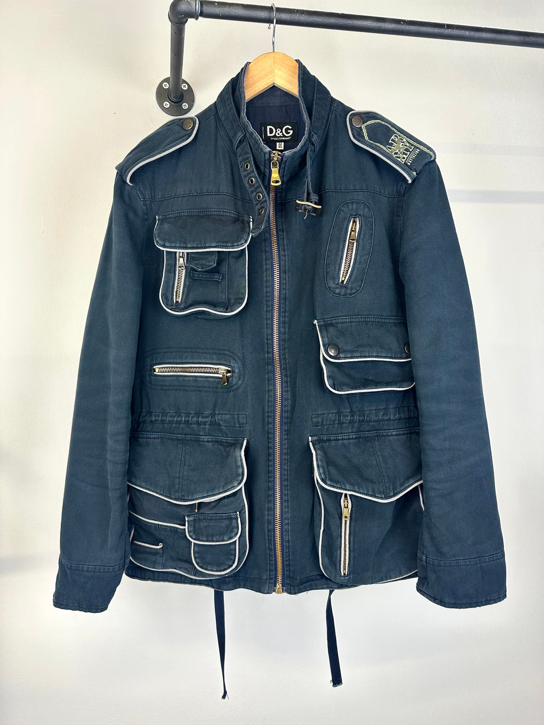 AW03 Dolce & Gabbana military cargo jacket