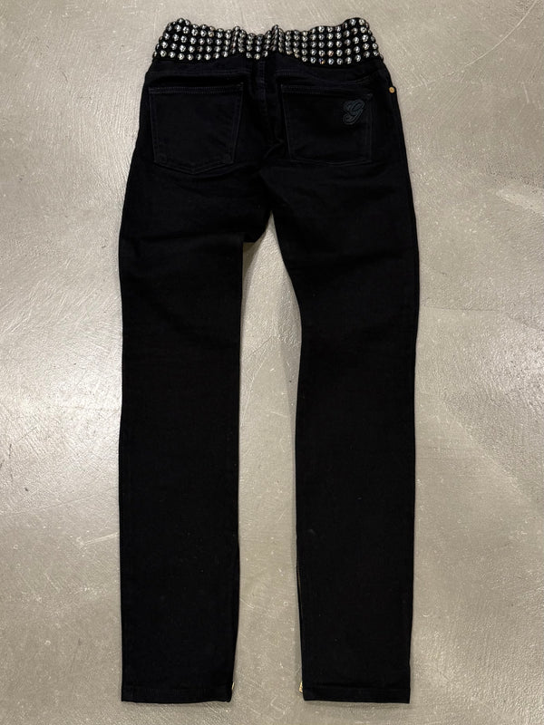 A/W2008 Gucci studded waist runway jeans