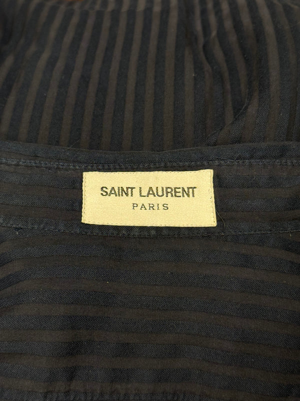 2019 Saint Laurent pinstripe long-sleeve shirt