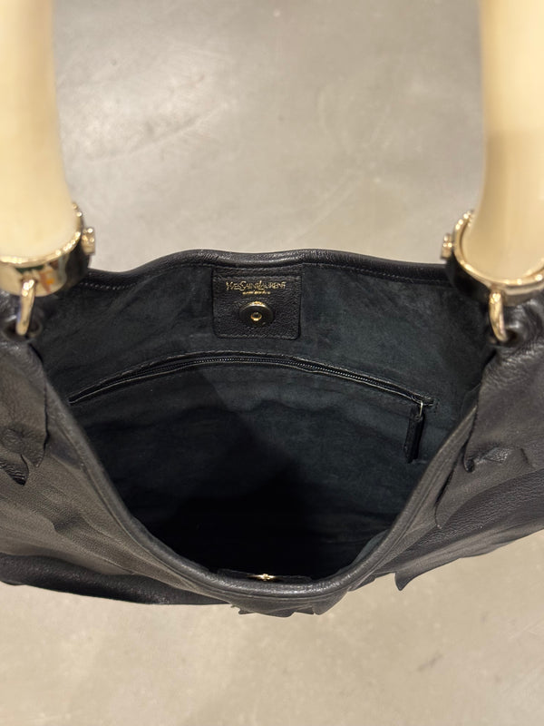 2000s Yves Saint Laurent Saint Tropez horn bag