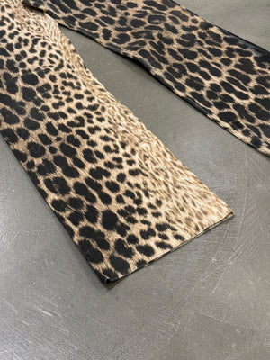 2000S Cavalli leopard print pants