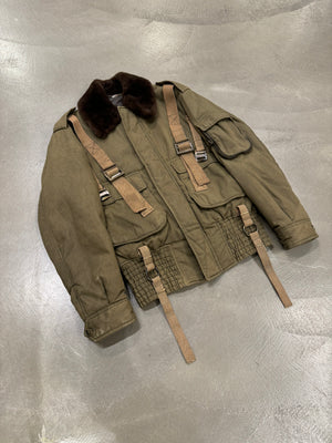 A/W 2003 Dolce & Gabbana parachute bondage bomber jacket