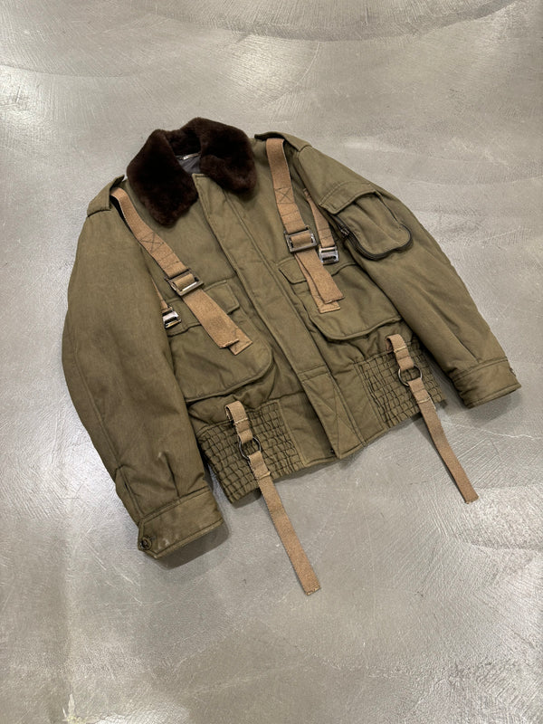 A/W 2003 Dolce & Gabbana parachute bondage bomber jacket