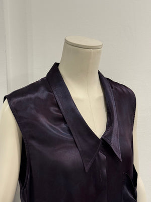 S/S2007 Maison Margiela car seat exclusive fabric sleeveless shirt