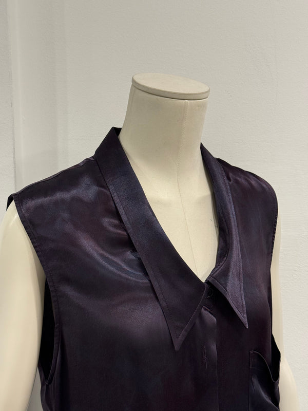 S/S2007 Maison Margiela car seat exclusive fabric sleeveless shirt