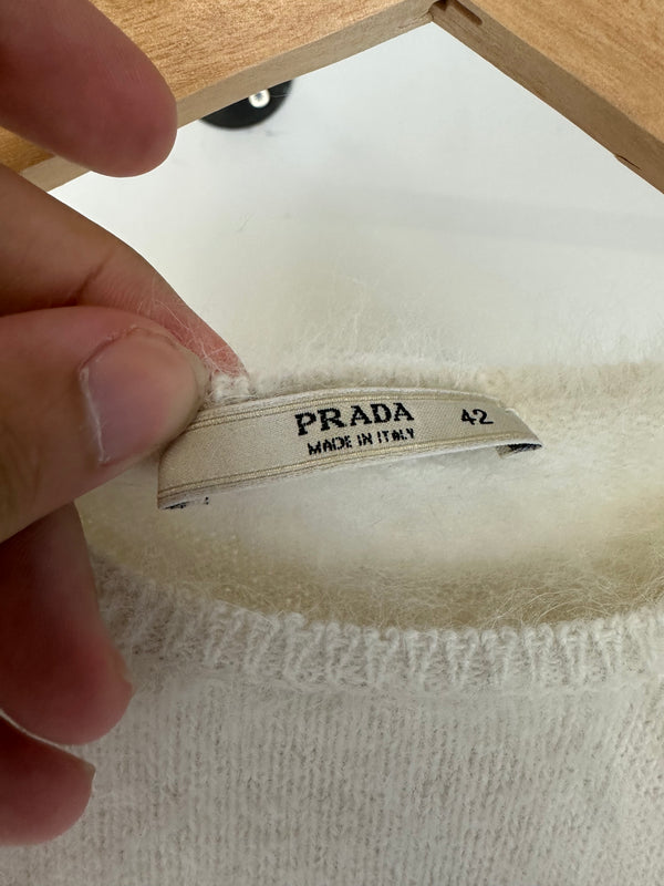 AW2007 Prada mohair knit t-shirt