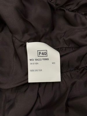 A/W2002 Yves Saint Laurent by Tom Ford ruched velvet jacket with bow belt