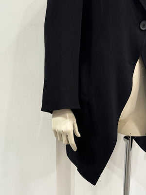 2000s Ann Demeulemeester fishtail wool coat