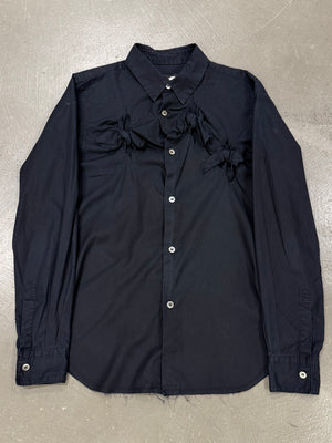 S/S2002 Comme des Garçons three bows slits shirt