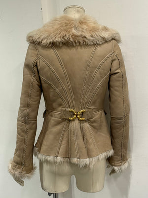 2000s Roberto Cavalli shearling fur jacket