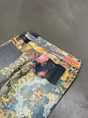 A/W2002 Roberto Cavalli patchwork pants