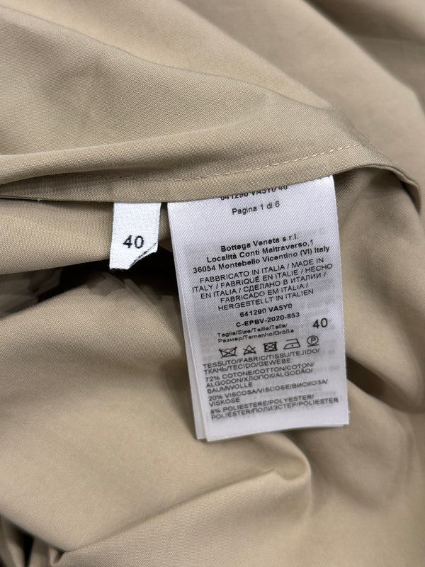2020 Bottega Veneta raglan sleeve batwing coat