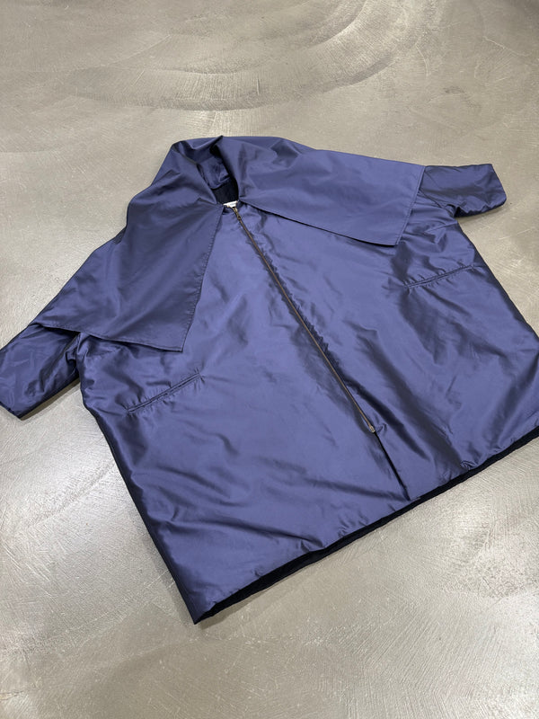 A/W 1991 Dolce & Gabbana iridescent oversized coat