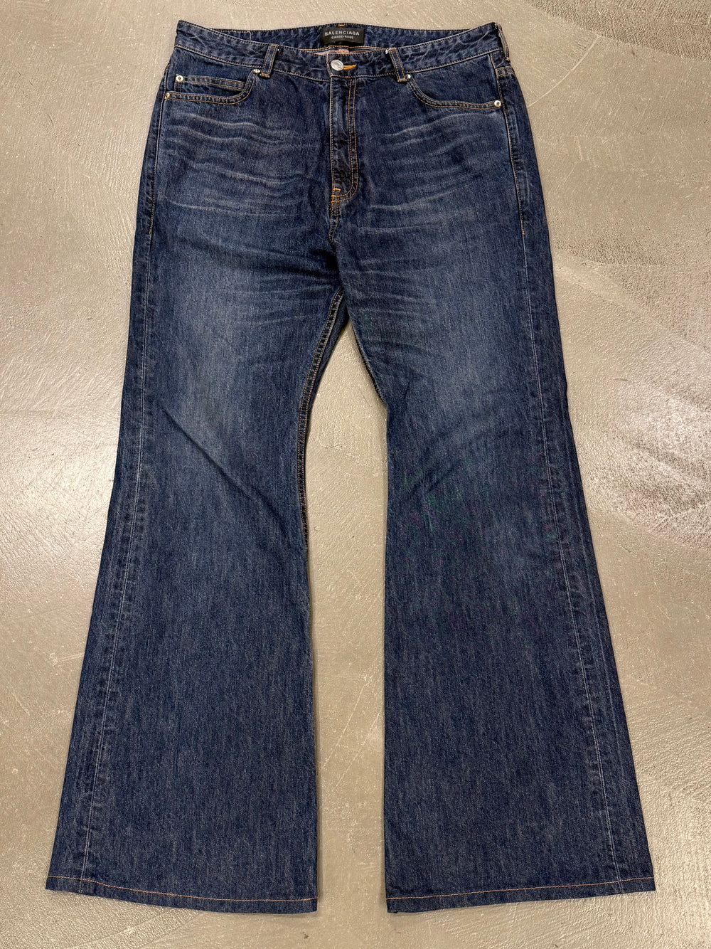 2023 Balenciaga wide flared jeans