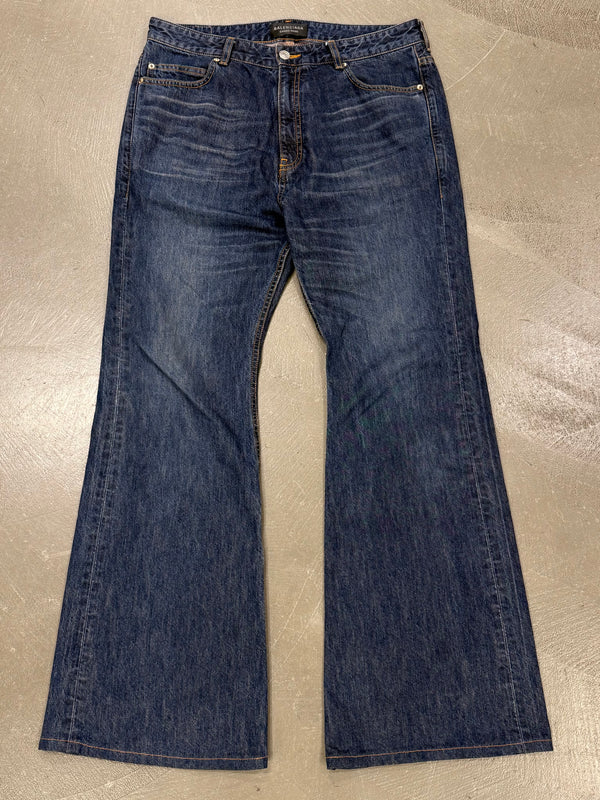 2023 Balenciaga wide flared jeans