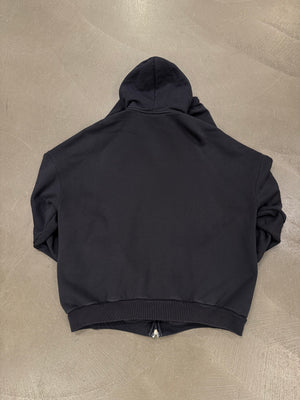 2024 Balenciaga incognito double sleeve oversized zip-up hoodie