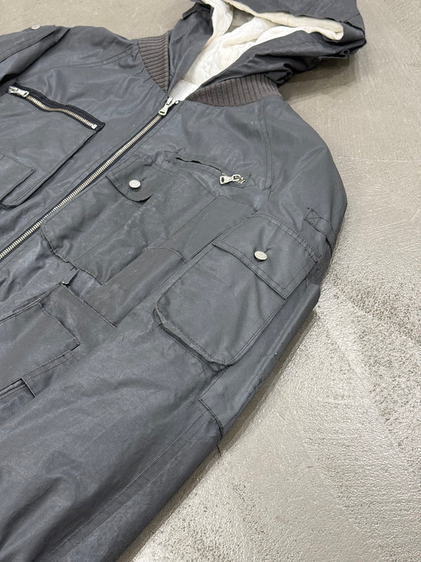 A/W2003 Dolce & Gabbana reflective cargo bomber jacket