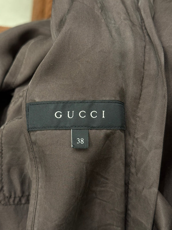 2013 Gucci silk field bomber jacket