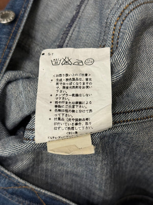 2000s Dolce & Gabbana distressed denim utility jacket
