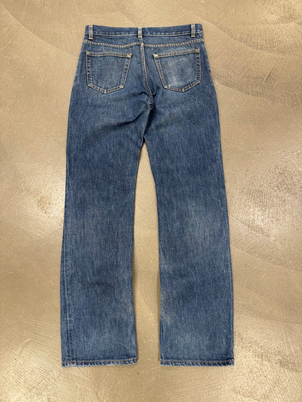 2000s Helmut Lang vintage stained jeans