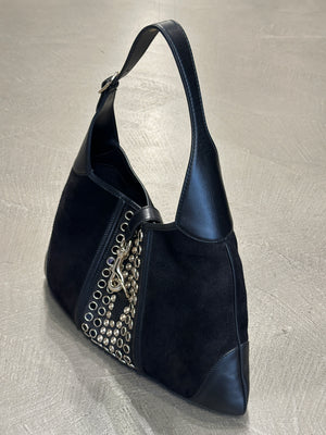 2002-2004 Gucci by Tom ford studded suede Jackie bag