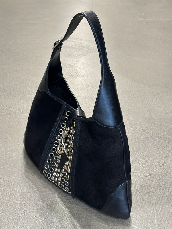 2002-2004 Gucci by Tom ford studded suede Jackie bag