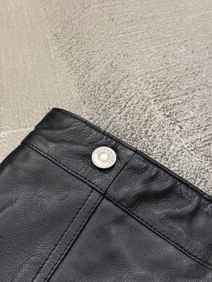 Balenciaga Falkon thigh-high leather pants boots