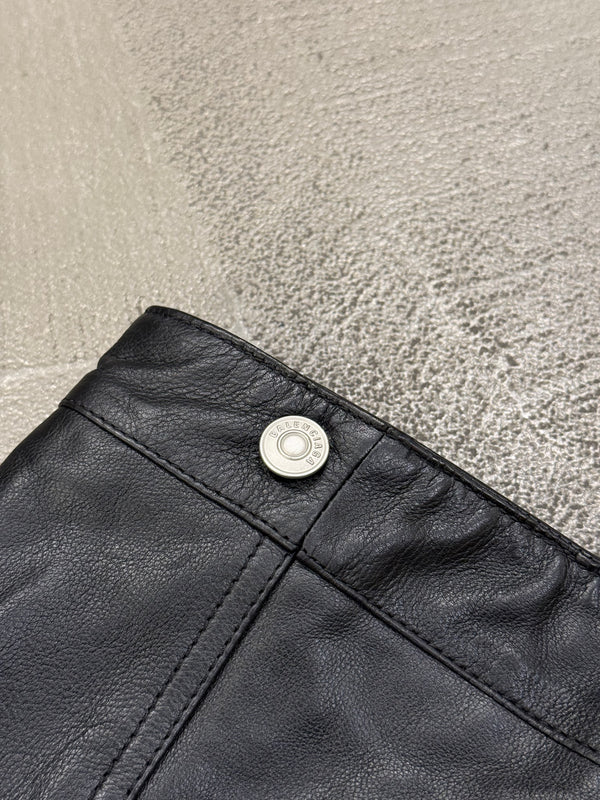 Balenciaga Falkon thigh-high leather pants boots