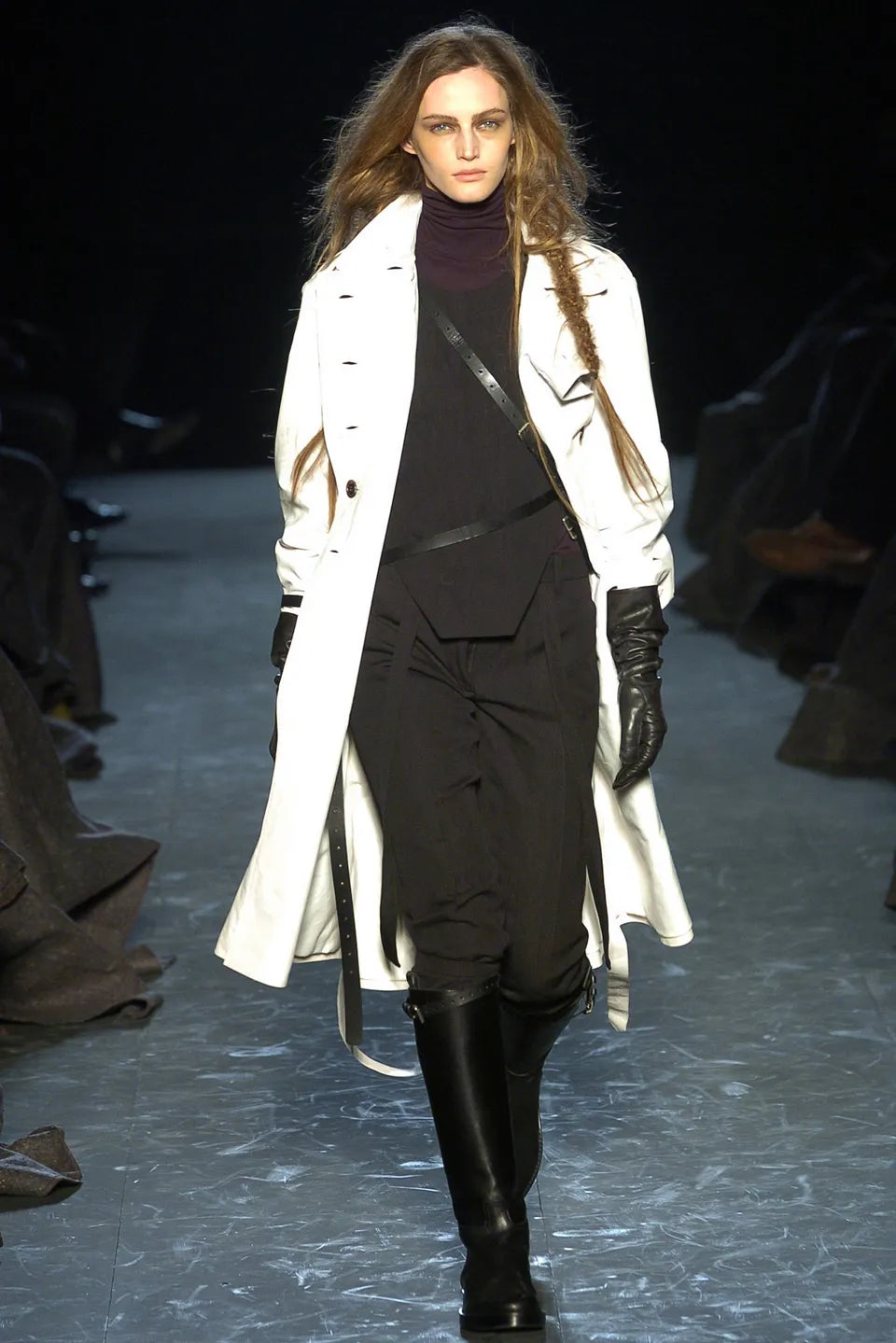 A/W2004 Ann Demeulemeester runway structured top