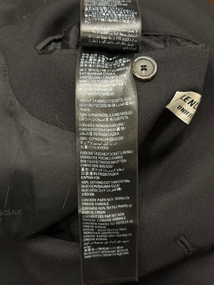 2022 Balenciaga distressed double-breasted blazer