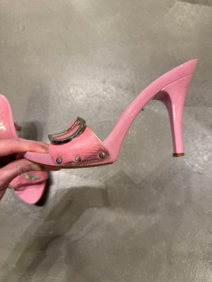 Christian Dior by John Galliano flowers logo sandals