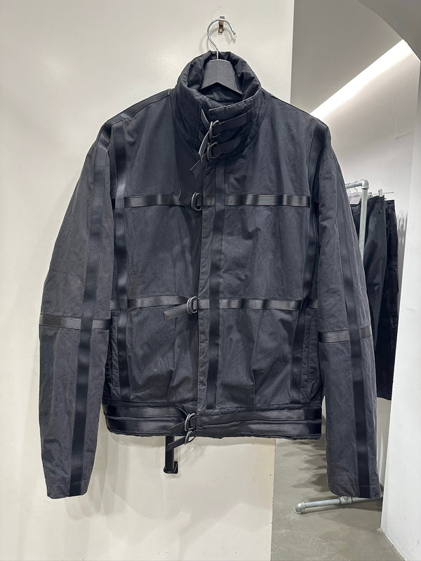 A/W2002 Raf Simons “Virginia Creeper” rubberized bondage jacket