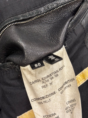 A/W1998 Carol Christian Poell artisanal leather jacket