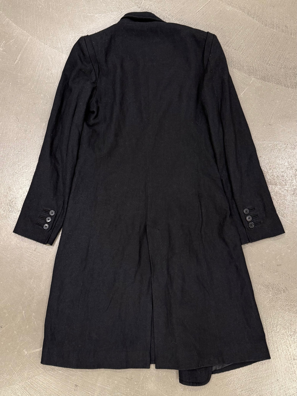A/W2017 Ann Demeulemeester double breasted napoleon trench coat