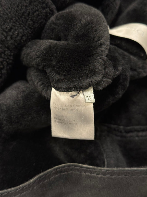 A/W2007 Dior by Hedi Slimane “Navigate” shearling bondage leather jacket
