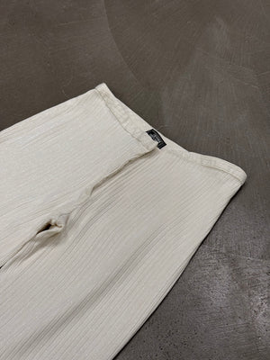 1990s Gianni Versace coated viscose pants