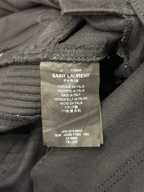 A/W2014 Saint Laurent by Hedi Slimane D04 biker denim