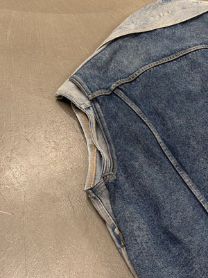 A/W2018 Vetements x Levi’s oversized double layer denim vest