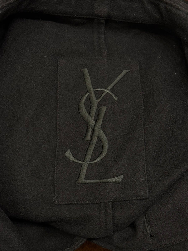 2000s Yves Saint Laurent wool officer military jacket