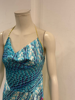 S/S2001 Roberto Cavalli runway psychedelic dress