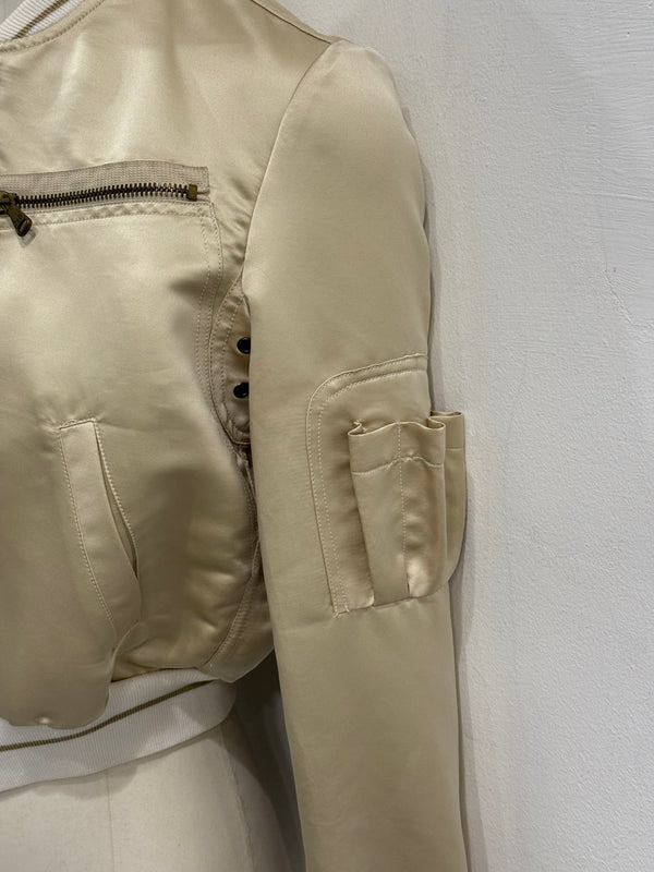 2003 Dolce & Gabbana cropped bomber jacket