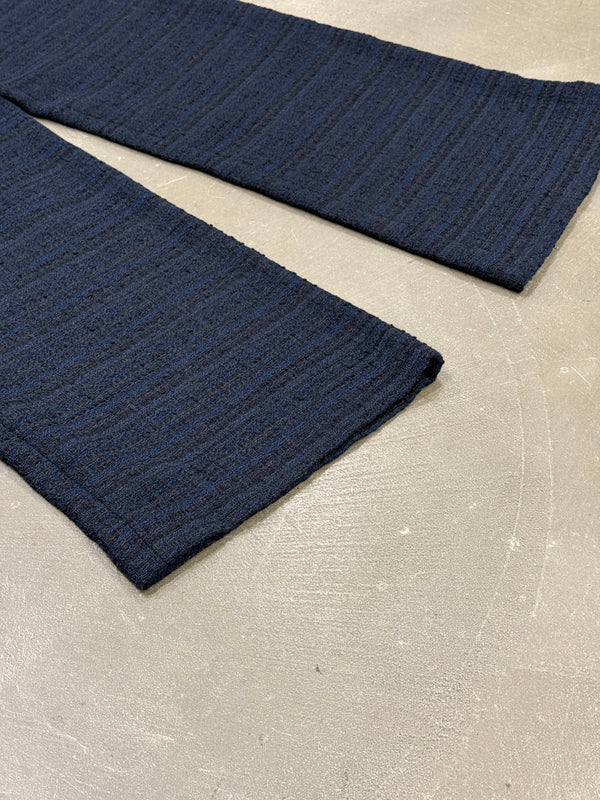 2000s Chanel uniform wide pants