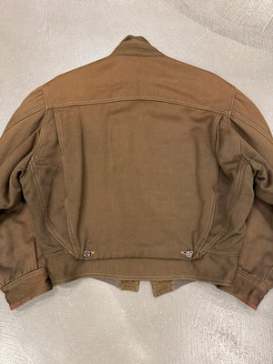 1980s Marithé + François Girbaud cropped boxy bomber jacket