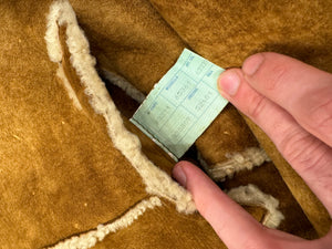 1990s Dolce & Gabbana patchwork shearling coat